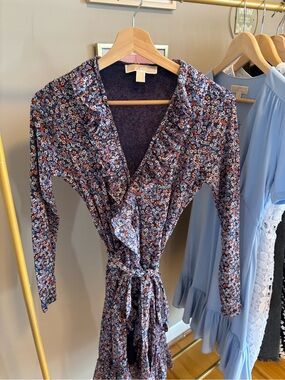 Gorgeous floral wrap Michael Kors dress